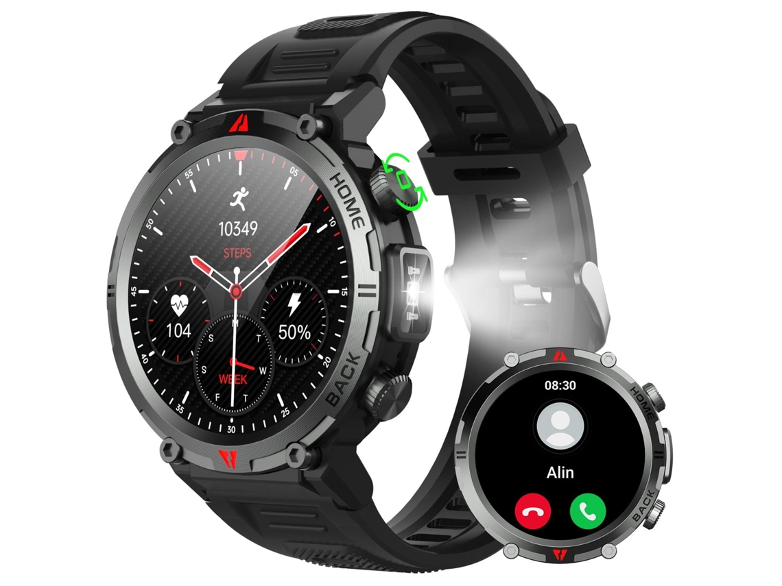 Reloj Inteligente Con Pantalla Táctil Hd De 1.45" Para Hombre, Con Función De Respuesta Y Llamadas, Con Más De 110 Modos Deportivos, Monitor