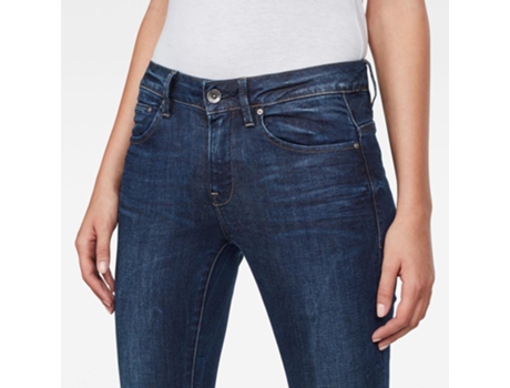 G-Star Midge Zip Mid Waist Skinny Jeans