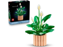 Lego® 11504 Botanicals Lirio de la Paz – Planta decorativa con maceta y flores blancas