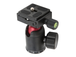 Cabezal panorámico giratorio de 360 grados para trípode de cámara DSLR, ideal para fotografía.