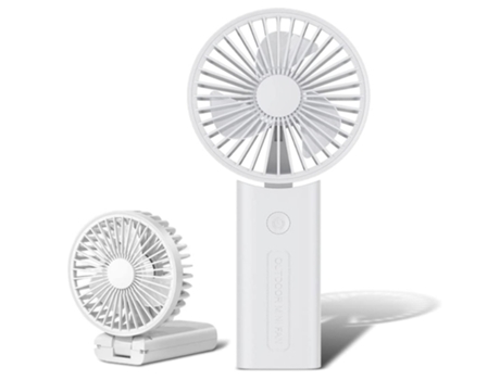 BISBISOUS Mini Ventiladores de Mesa Plegables con Batería Ventilador de Mano Ventiladores Portátiles Recargables por USB con 3 Velocidades