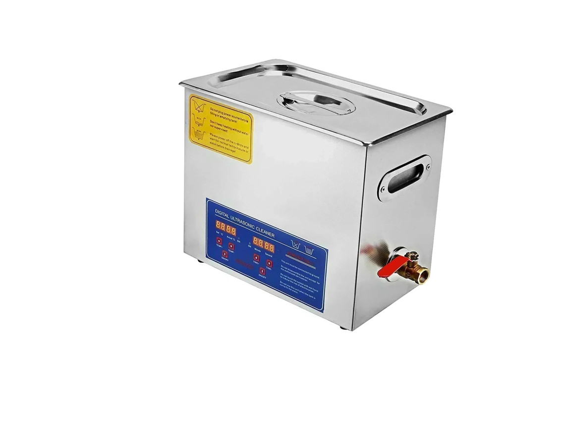 Limpieza ultrasónica, frecuencia de 40 kHz, panel de control digital, 6 L OEM