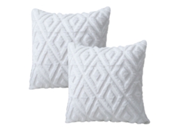 Juego De 2 Fundas De Almohada Decorativas De Felpa