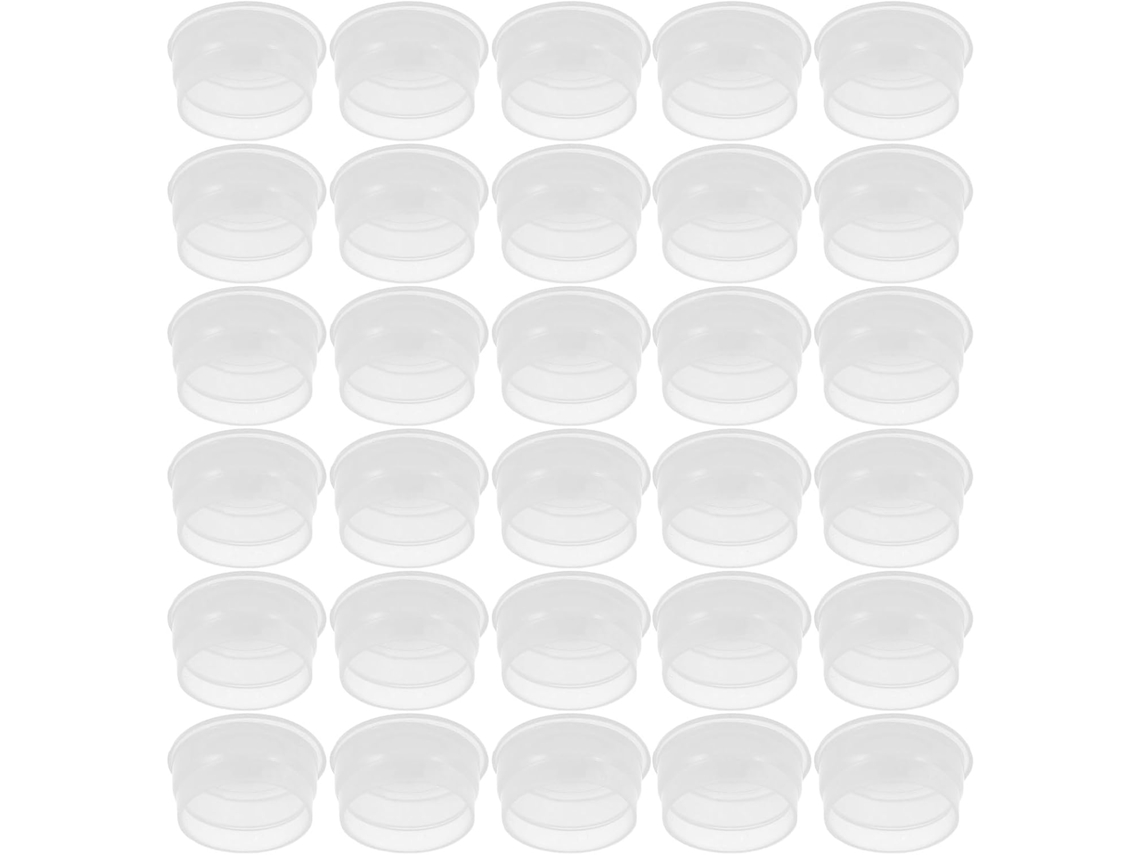 Nuobesty Pacote Com 100 Rolhas Internas Para Frascos De Cosméticos, Rolhas Herméticas De Plástico De 24 Mm
