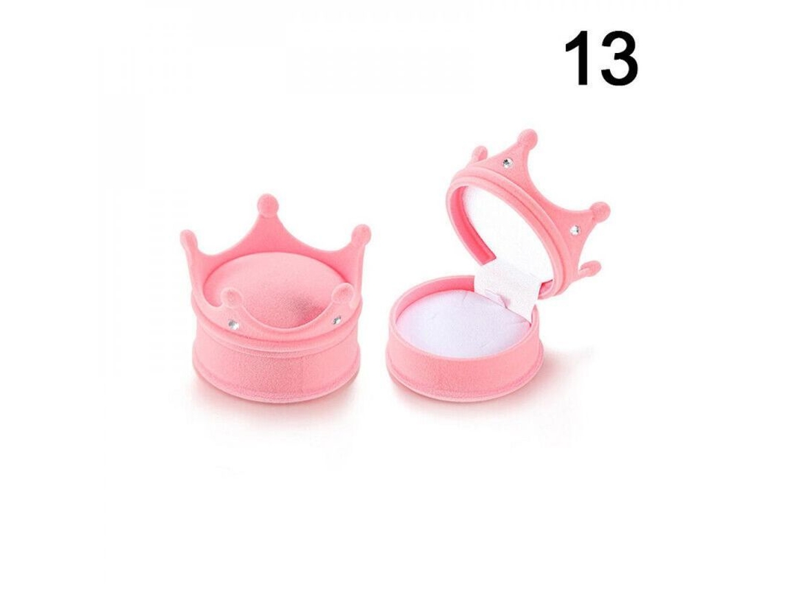 Caja de joyería de terciopelo 2026 para anillos de boda, pendientes, collares y pulseras, Gift Show 13