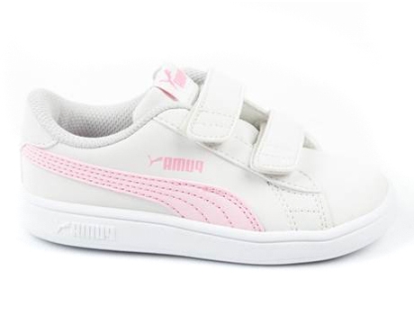 Zapatillas Deportivas PUMA Smash V2 Buck (Blanco - Material Sintético - 25)