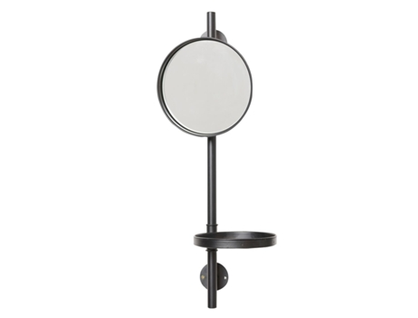 Espejo de Pared BIGBUY HOME 30052 (Negro - 22x20x60cm)