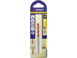 Broca 2 En 1 Tivoly Diámetro 8 Mm Metal Duro Para Concreto Y Ladrillos Mayor Longevidad