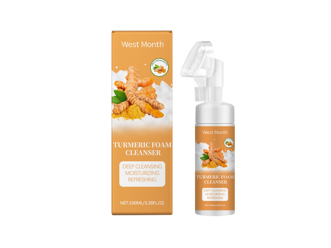Gel limpiador espumoso con cúrcuma - Efectivo