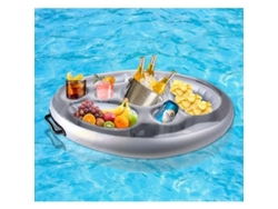 Portavasos Inflable Con 8 Agujeros, Barra Flotante Para Piscina, Playa Y Spa, Portátil Y Duradero.