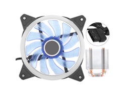 Enfriador De Cpu Ultra-silence Fan 6 Tubos De Latón Radiador Para 775amd1155 1366 Escritorio Aurora Azul