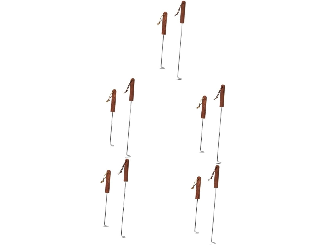 10 Pcs Crochet À Viande Tourneur Pratique De Rôtissage Retourneur Nourriture Parrilla Rencontrer ...