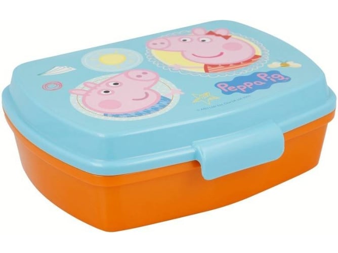 Sandwichera Stor Peppa pig core 13914 rectangular compuesto multicolor 175 135 6