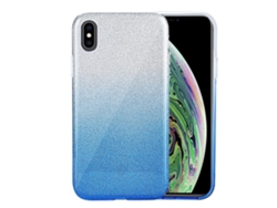 Impresionante funda protectora con efecto degradado para iPhone Xs Max (azul) EOOCOO (antichoque con efecto degradado).