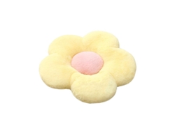 2026-46215-cojín Flor De Peluche Linjou Almohada Suave Para Salón Dormitorio Decoración 50cm Amarillo