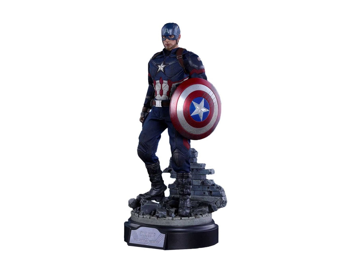 Figura Hot Toys MMS360 - Marvel Comics - Captain America Civil War - Captain America Battling Version