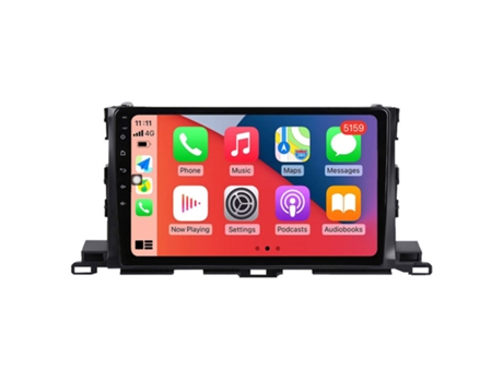 Autoradio 4GB RAM64GB ROM ROVERONE para Toyota Highlander 3 XU50 2013 - 2018 CarPlay Android Coche Radio Bluetooth Navegación