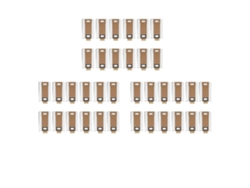 Pack de 36 bolsas de repuesto para aspiradoras S7, T7s y T7s Plus, accesorios y piezas de repuesto para aspiradoras Yunzii