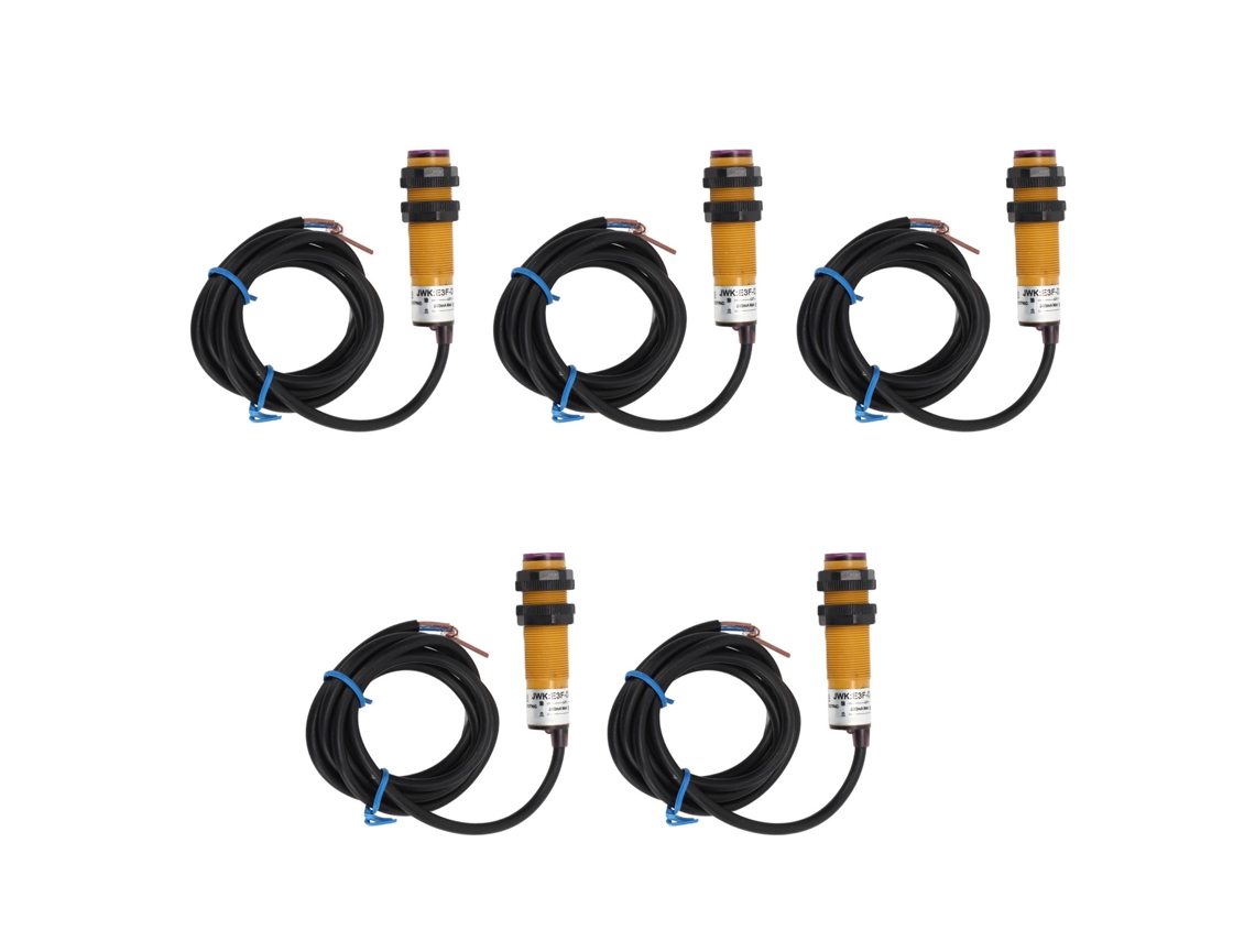 Módulo sensor infrarrojo de evitación de obstáculos IP54 con 5 unidades, 300 mA, AC90 (sin marca)