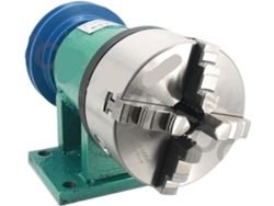 Conjunto De Husillo Para Torno De 125 Mm Con Placa De Conexión De Brida, Transición Y Tres Mordazas.