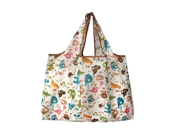 Bolsa de compras reutilizable Qinghai con estampados exclusivos, plegable, portátil, de gran capacidad e impermeable, en tela Oxford. GOKOCO