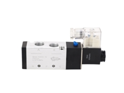 2026velora-válvula Solenoide Neumática De Aleación De Aluminio 2 Posiciones 5 Vías Respuesta Rápida Anti-interferencia Ac220v Para Automatización