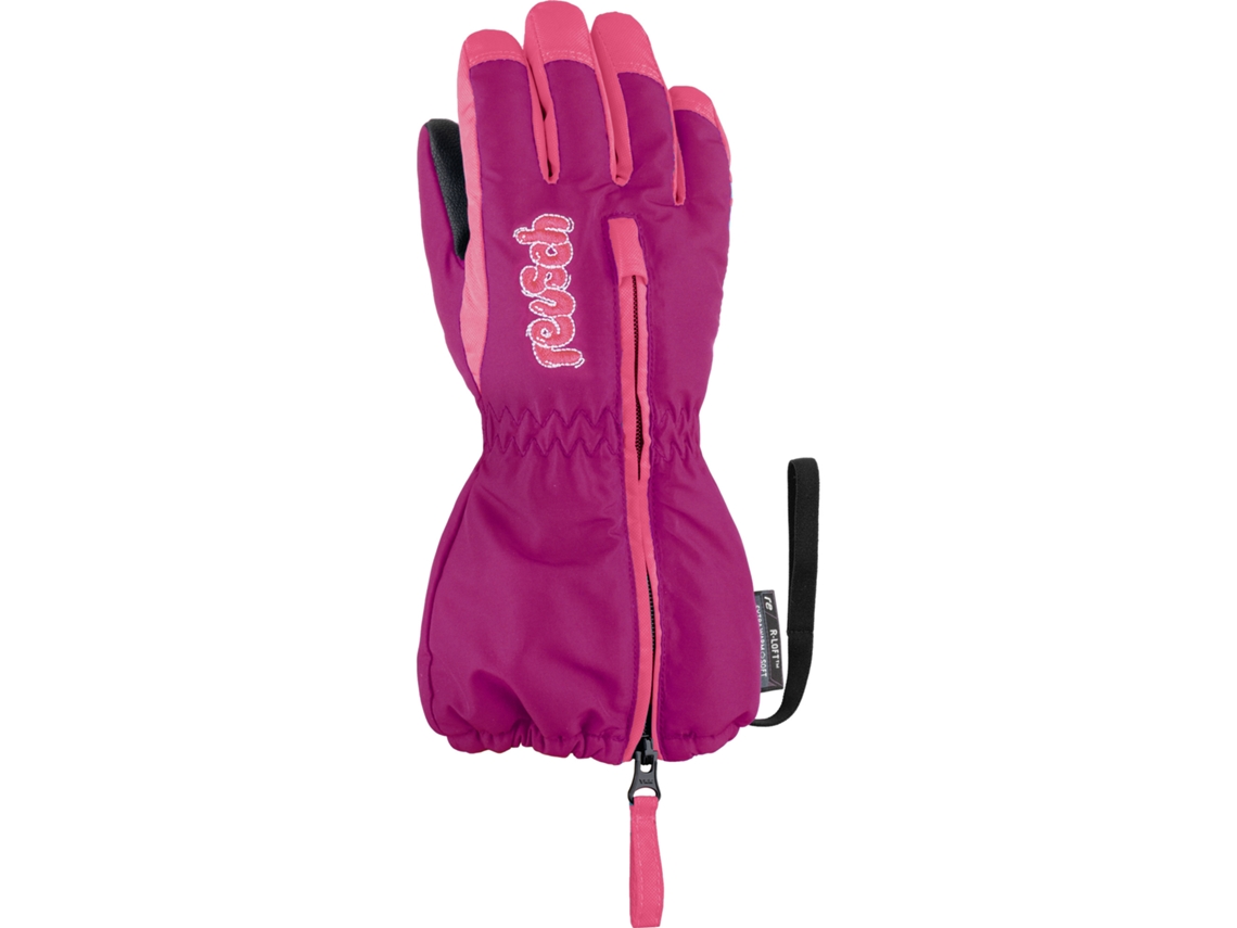 Guantes para Hombre REUSCH  Tom Morado para Esquí (Talla:3/4 Años)