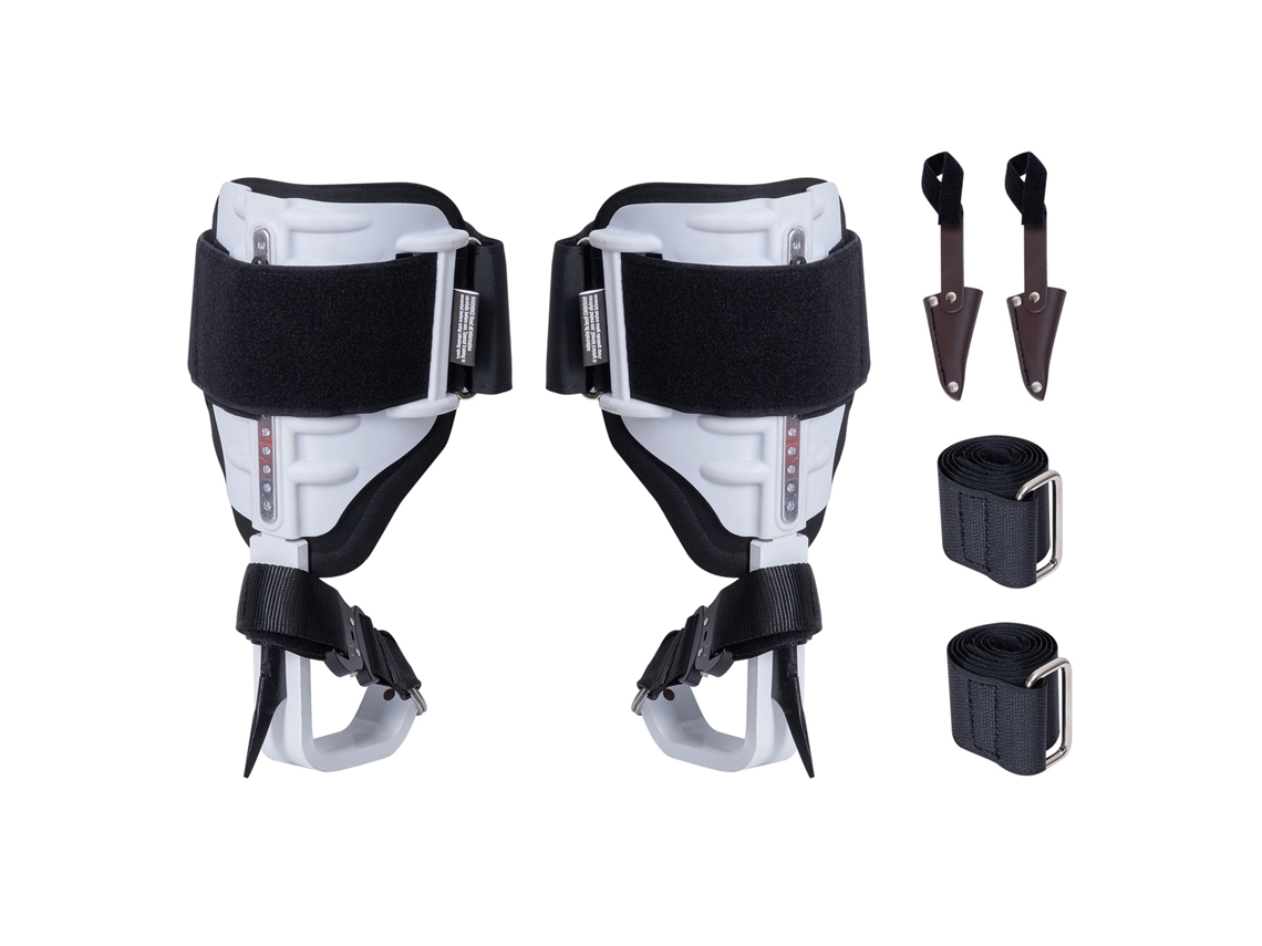 Picos de escalada de árboles Succebuy, espuelas de aluminio para trepar, equipo de arboricultura, color blanco
