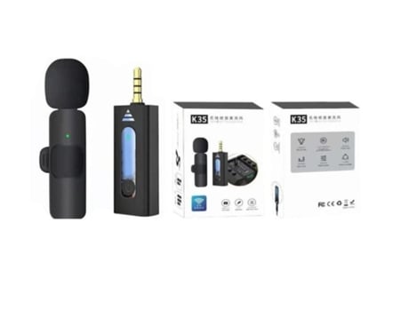 Micrófono Inalámbrico Universal SKYHE K35 Jack 3,5Mm Negro