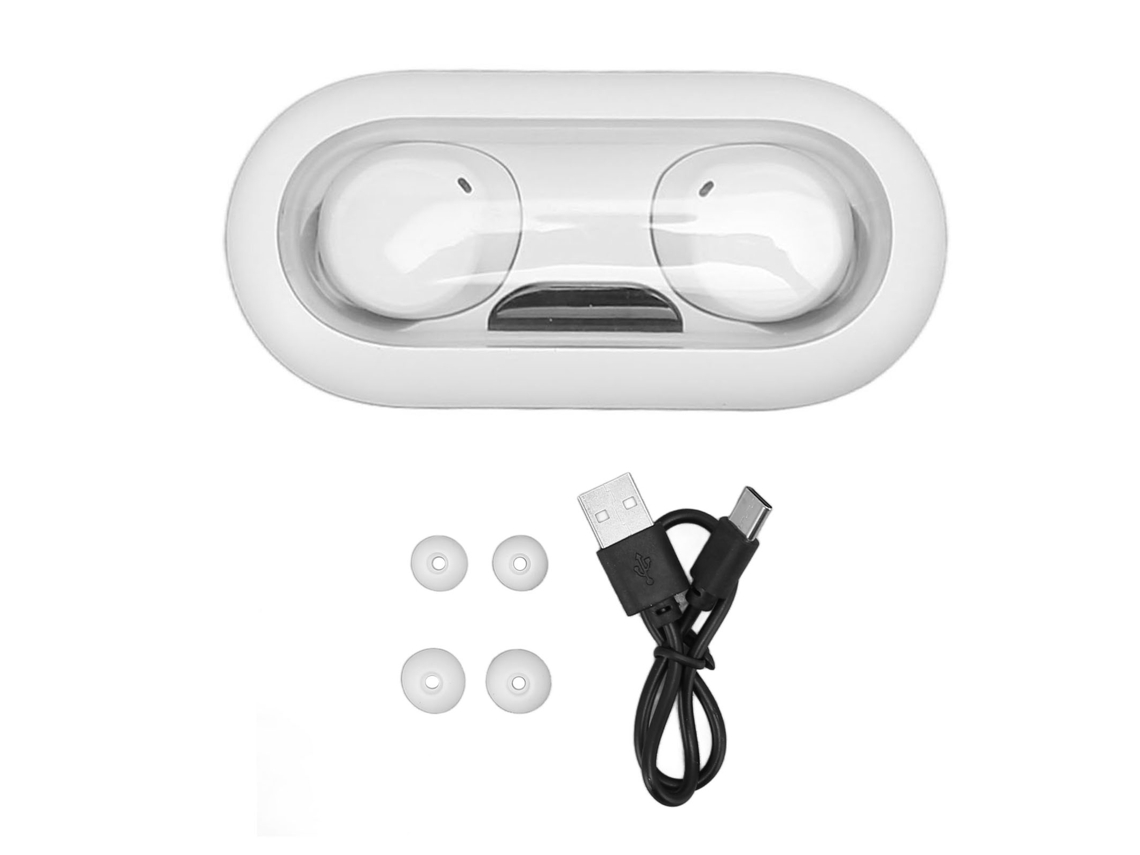 Auriculares Inalámbricos Bluetooth 5.3, Resistentes Al Agua Ipx5, Ligeros, Con Control Táctil Y Estéreo Para Deportes (blanco).