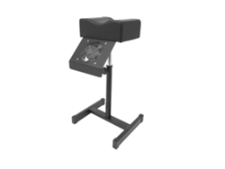Sillón de pedicura, altura regulable, cojín ergonómico, color negro.