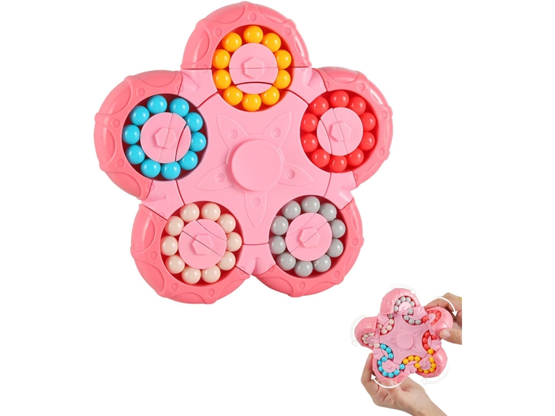 Cubo mágico giratorio Digitallab, juguete educativo, apto para niños de 8 a 12 años (rosa)