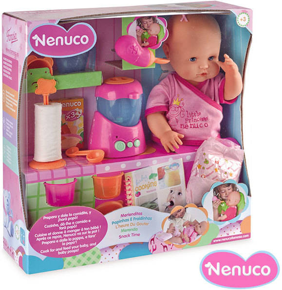 Juego de Accesorios NENUCO Comida de bebe y pañal