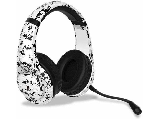 Auriculares Gaming 4GAMERS Pro 4-70 (PS4 - Micrófono - Blanco)