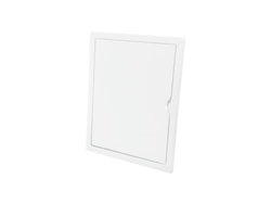 Tapa De Registro Rectangular Empotrable Blanca Hecha En Abs Con Mecanismo De Apertura Push-pull Apta Para Pladur 21,5x26,5cm Edm