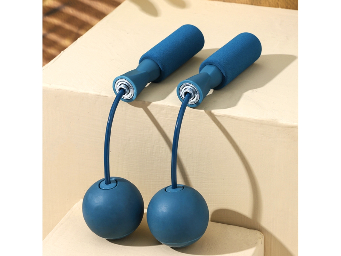 Cuerda de saltar inalámbrica para ejercicio MDUG (pelota azul de 60 mm)
