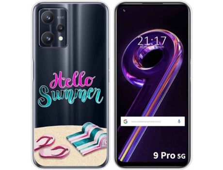 Carcasa para Realme 9 Pro 5G TUMUNDOSMARTPHONE Dibujos Transparente Summer Multicolor