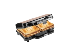 Croque Monsieur Bestron Asm92xlco 900w Cobre/Negro Aparato Antiadherente