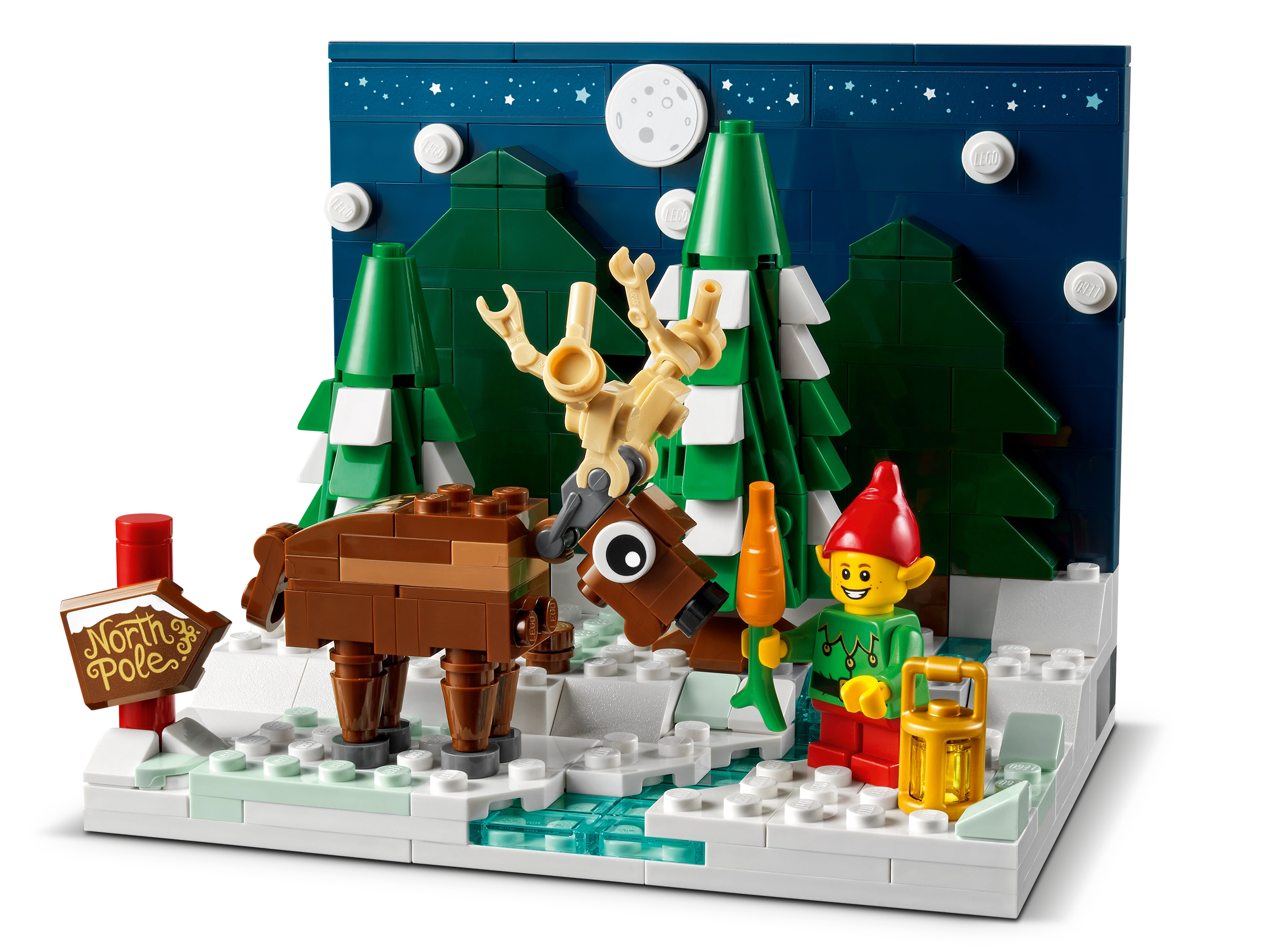 Lego El patio delantero de Papá Noel 40484
