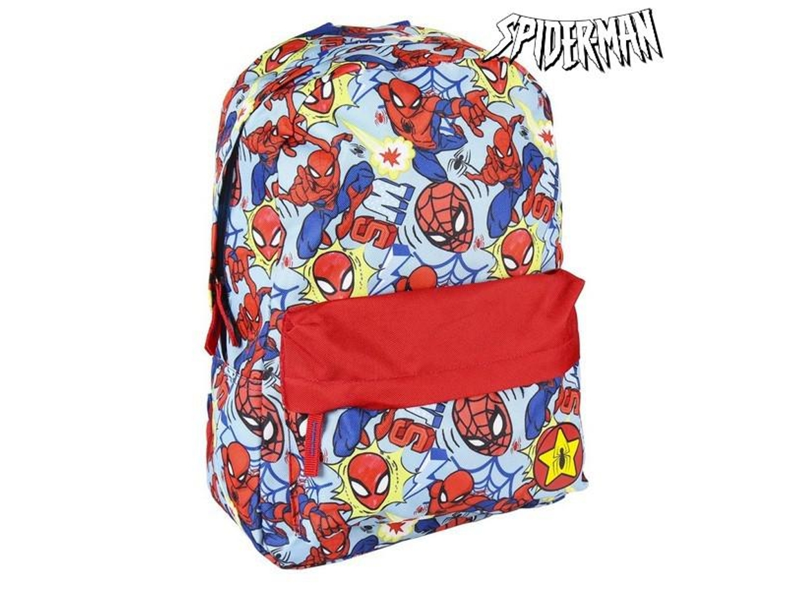 Mochila Escolar Spiderman Vermelho Azul