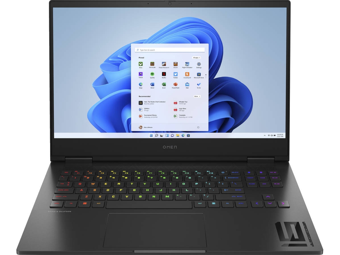 Portátil Omen 16-wf0003ns (16.1" - Core i7-13700HX - 32GB DDR5 2DM 4800 - 1TB PCIe 4x4 - NVIDIA GeForce RTX 4070 8GB VRAM)