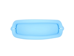 Capa De Faixa Para Fones De Ouvido Ios Earbuds Max De Silicone Lavável Macio Azul Claro
