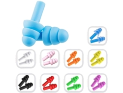 10 Pares De Protectores Auditivos De Silicona Para Nadar, Dormir, Adultos Y Niños, Juego Portátil Y Reutilizable.