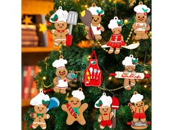 12 adornos de hombre de jengibre: decoraciones adorables para el árbol de Navidad y la cocina