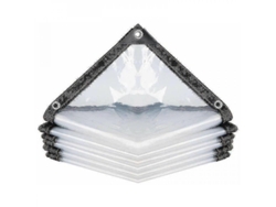 2026-lona Impermeable Transparente Con Ojos De Acero Pe Resistente A Rasgaduras Ultra Ligera 2x3m
