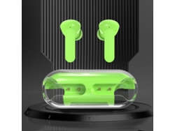 Auriculares Bluetooth True Wireless  Inalámbrico 5.3 batería alta baja retardo reducción de ruido juego deportes verde
