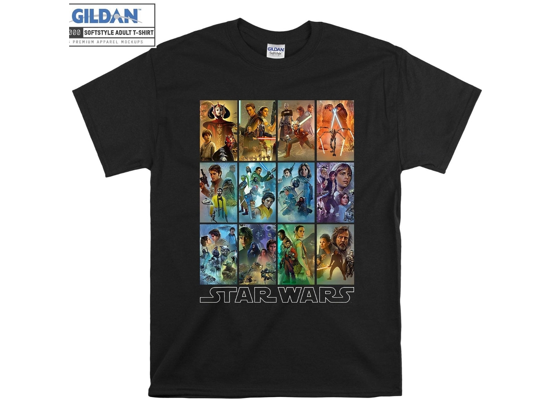 Camiseta Rockinstone Star Wars Celebration Mural（m）