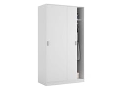 Armario Max 2 puertas correderas Blanco Artik (Blanco Mate) 100 x 200 x 50 cm