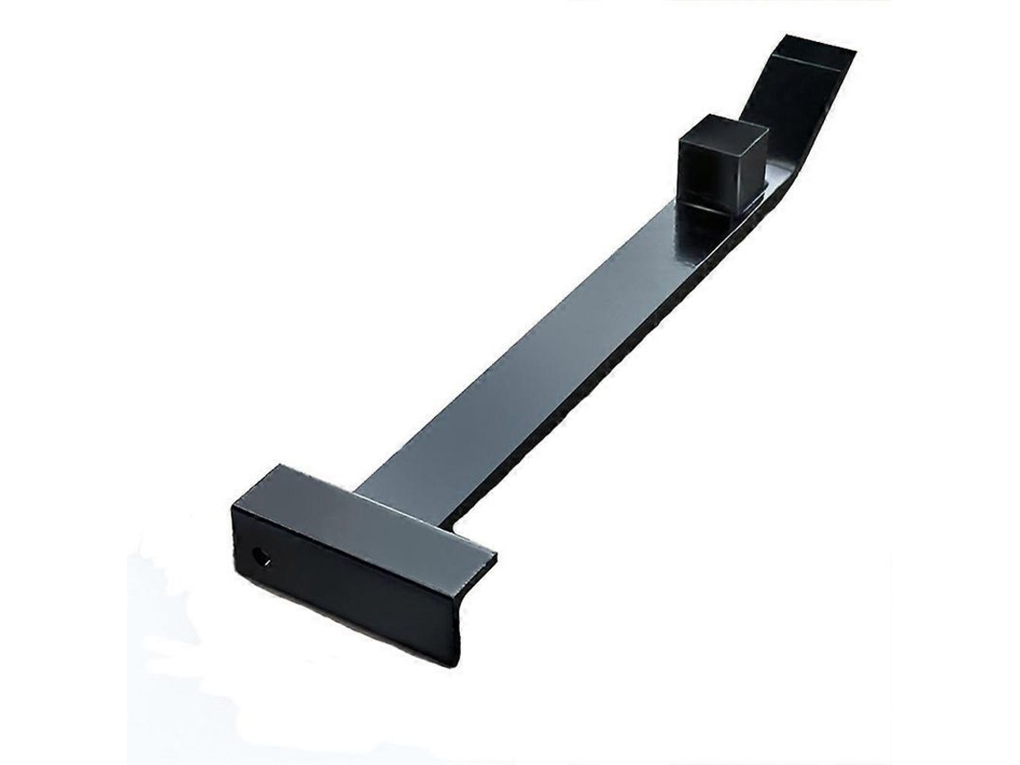 Barra extractora y palanca de acero al carbono de alta resistencia para la instalación de suelos laminados, color negro.