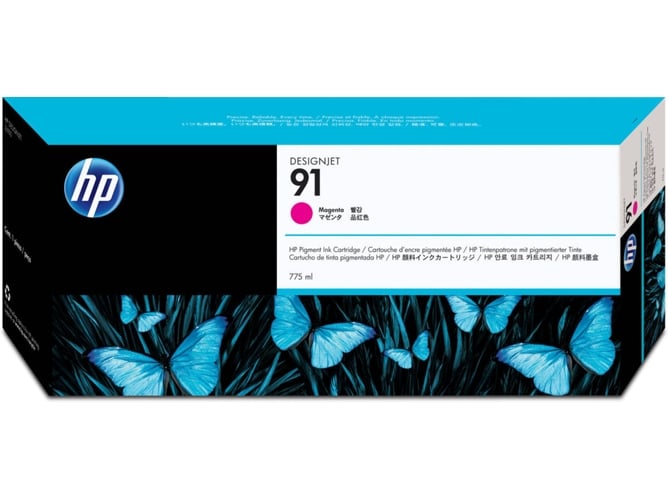 Cartucho de tinta HP HP 91 Original Magenta 1 pieza(s)